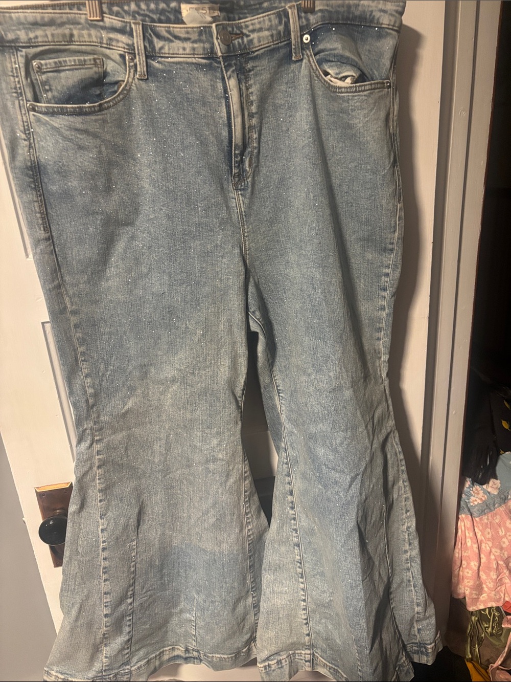 Women’s Light Blue Flared Jeans